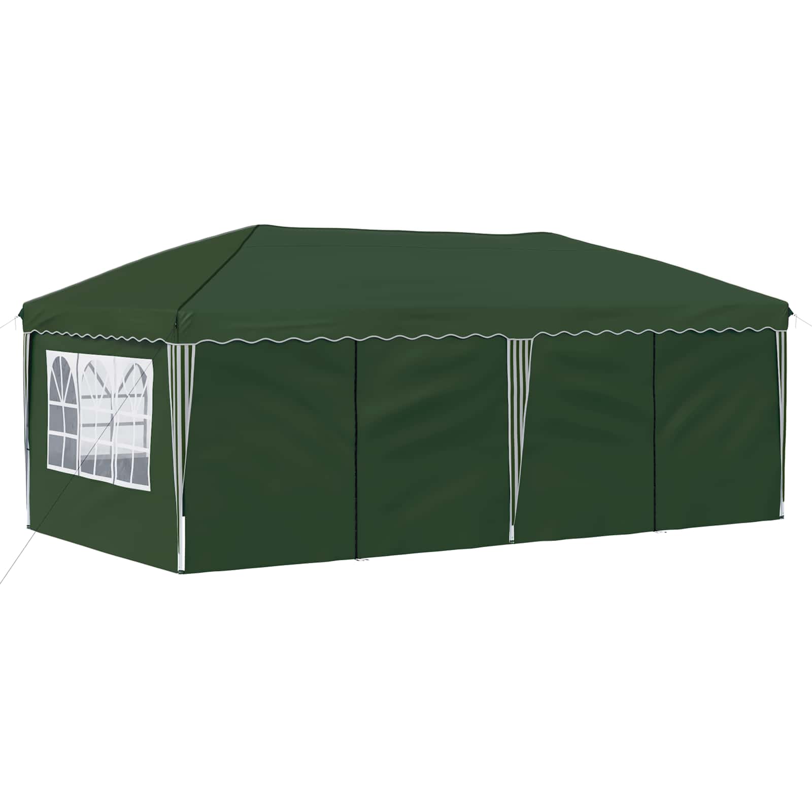Pop-up partytent 575 x 288 x 245 cm Groen
