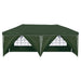 Pop-up partytent 575 x 288 x 245 cm Groen