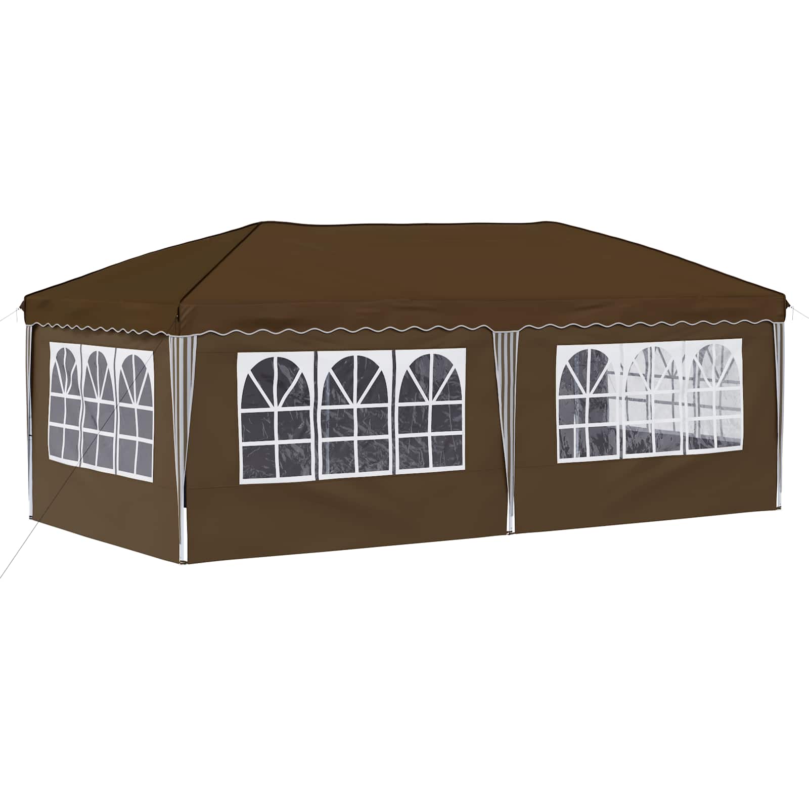 Pop-up partytent 575 x 288 x 245 cm Taupe