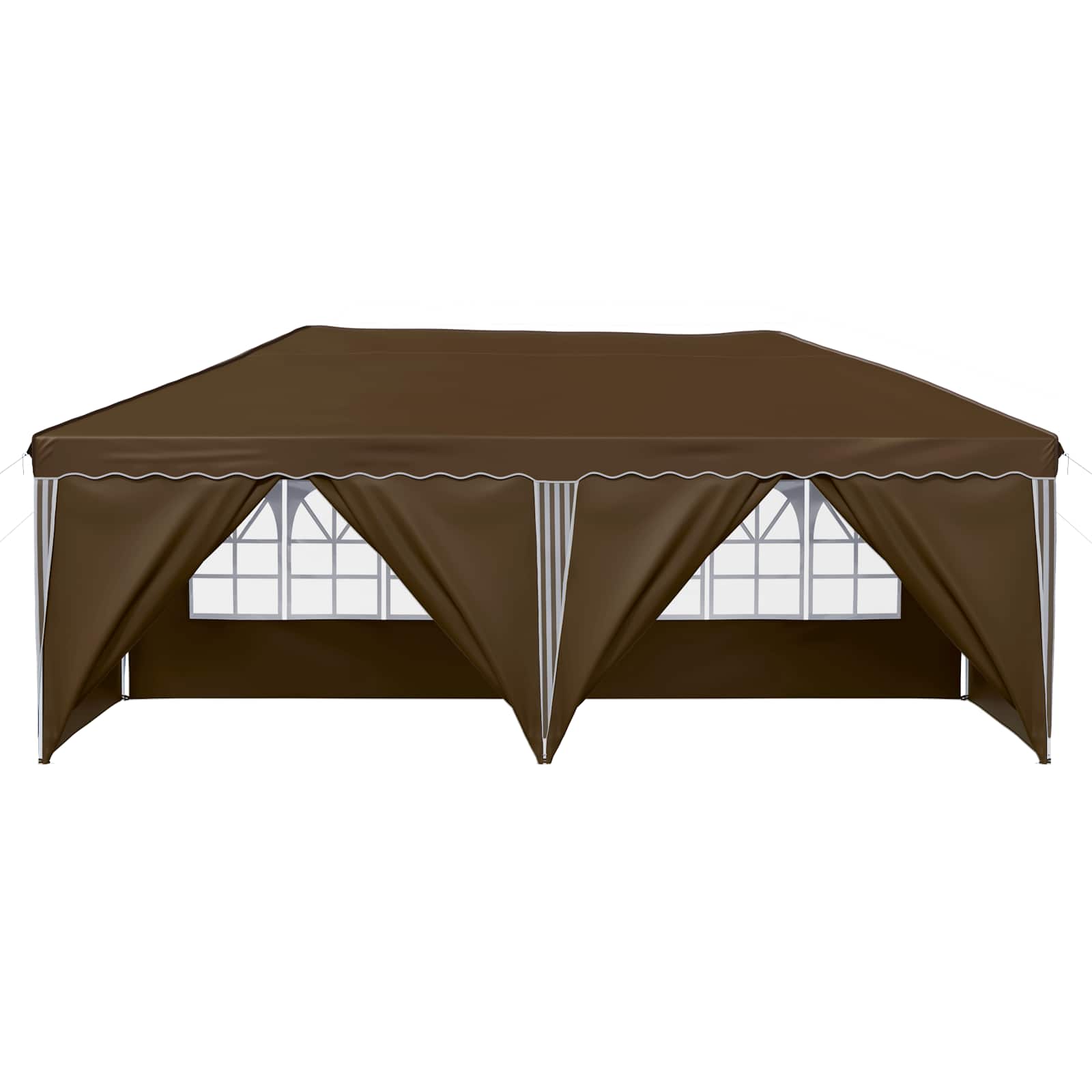 Pop-up partytent 575 x 288 x 245 cm Taupe