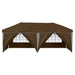 Pop-up partytent 575 x 288 x 245 cm Taupe