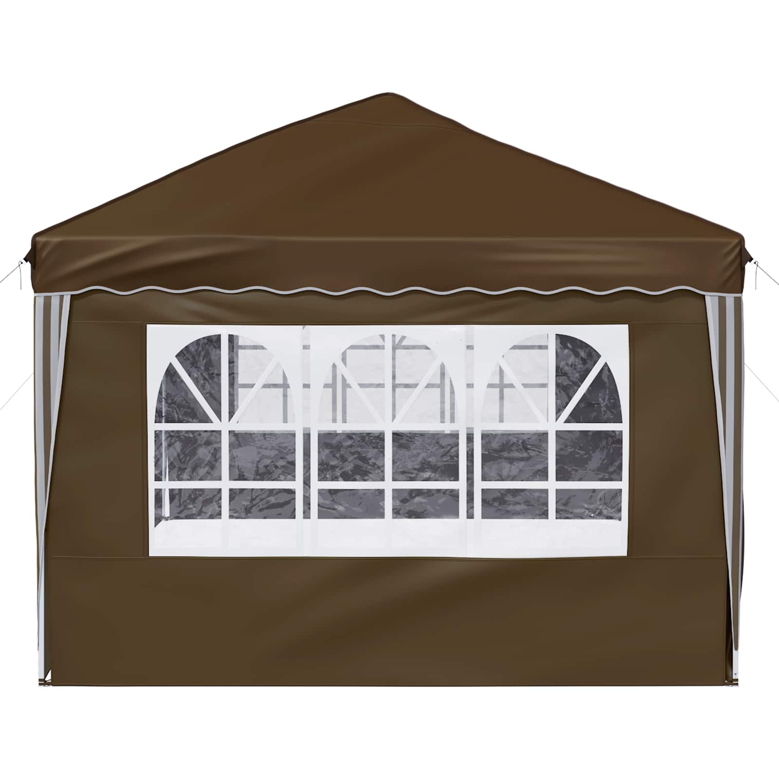 Pop-up partytent 575 x 288 x 245 cm Taupe
