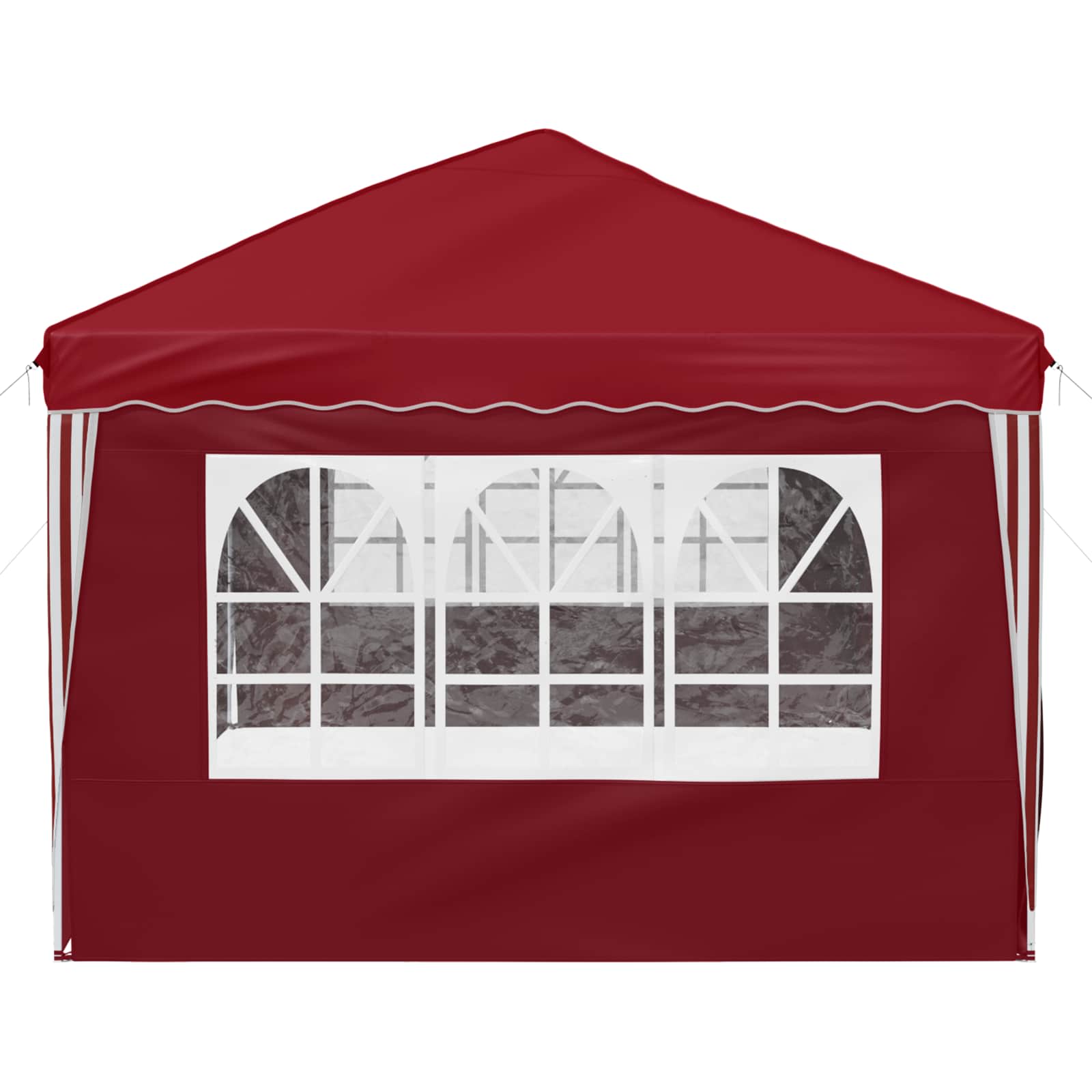 Pop-up partytent 575 x 288 x 245 cm Bordeauxrood
