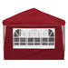Pop-up partytent 575 x 288 x 245 cm Bordeauxrood