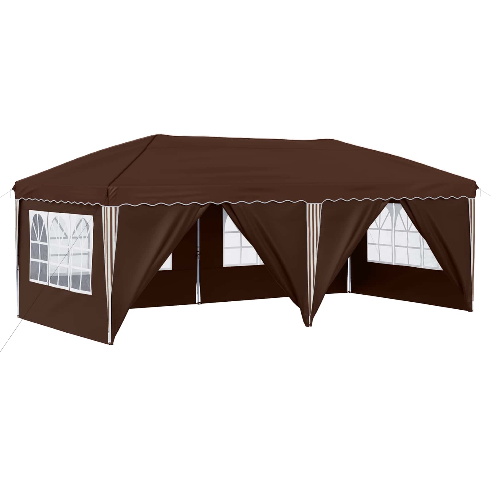 Pop-up partytent 575 x 288 x 245 cm Bruin