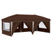 Pop-up partytent 575 x 288 x 245 cm Bruin