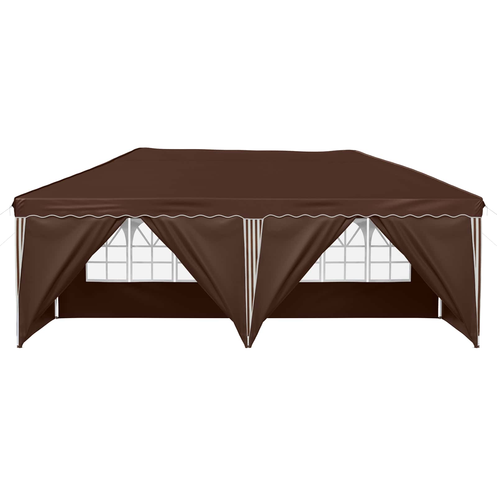 Pop-up partytent 575 x 288 x 245 cm Bruin