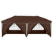 Pop-up partytent 575 x 288 x 245 cm Bruin