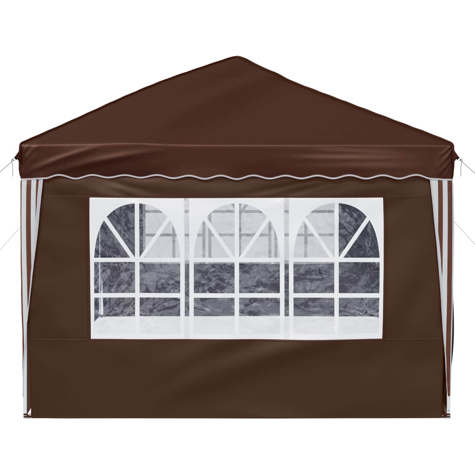 Pop-up partytent 575 x 288 x 245 cm Bruin