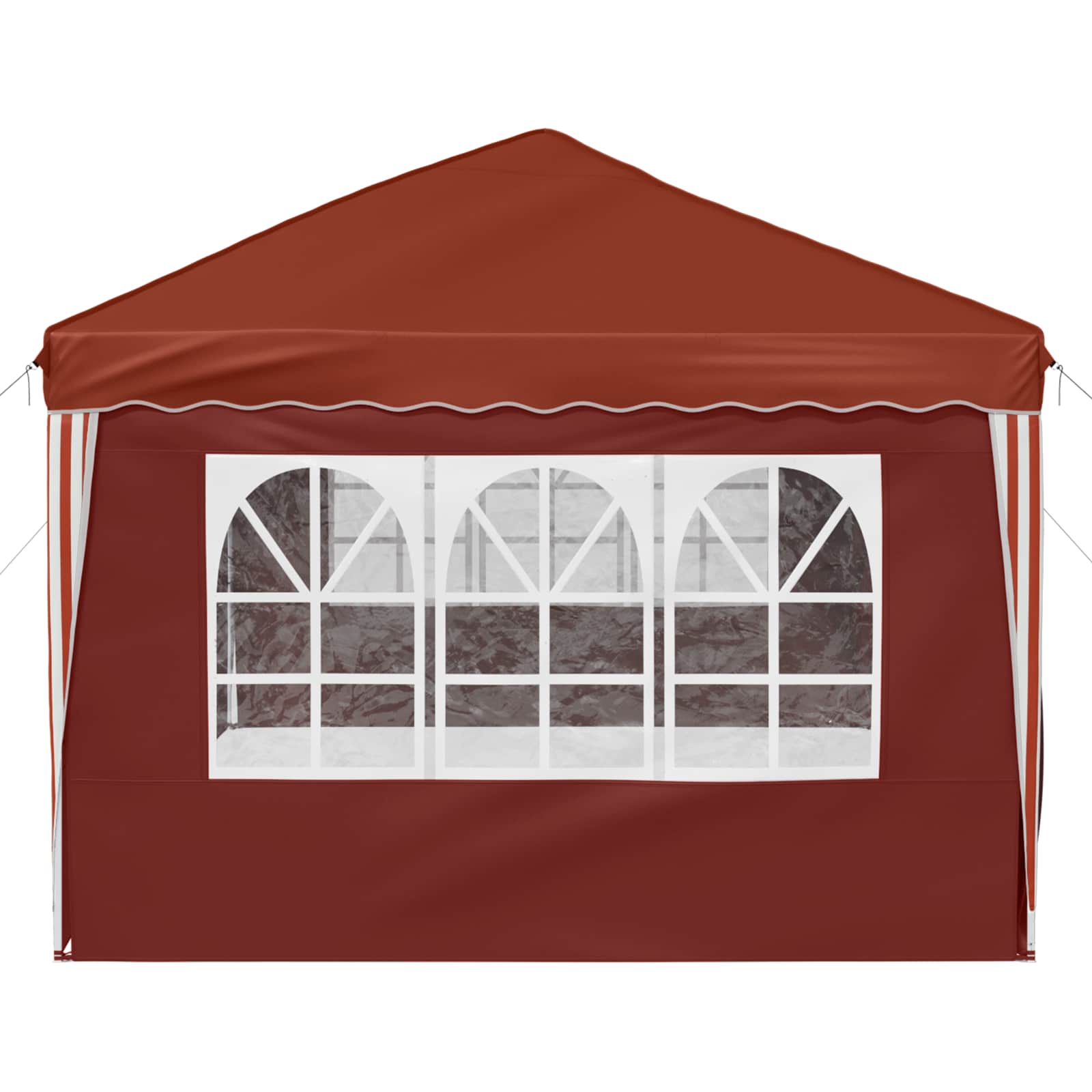 Pop-up partytent 575 x 288 x 245 cm Terracotta