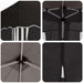 Pop-up partytent 575 x 288 x 245 cm Zwart