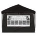 Pop-up partytent 575 x 288 x 245 cm Zwart