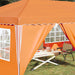 Pop-up partytent 575 x 288 x 245 cm Oranje