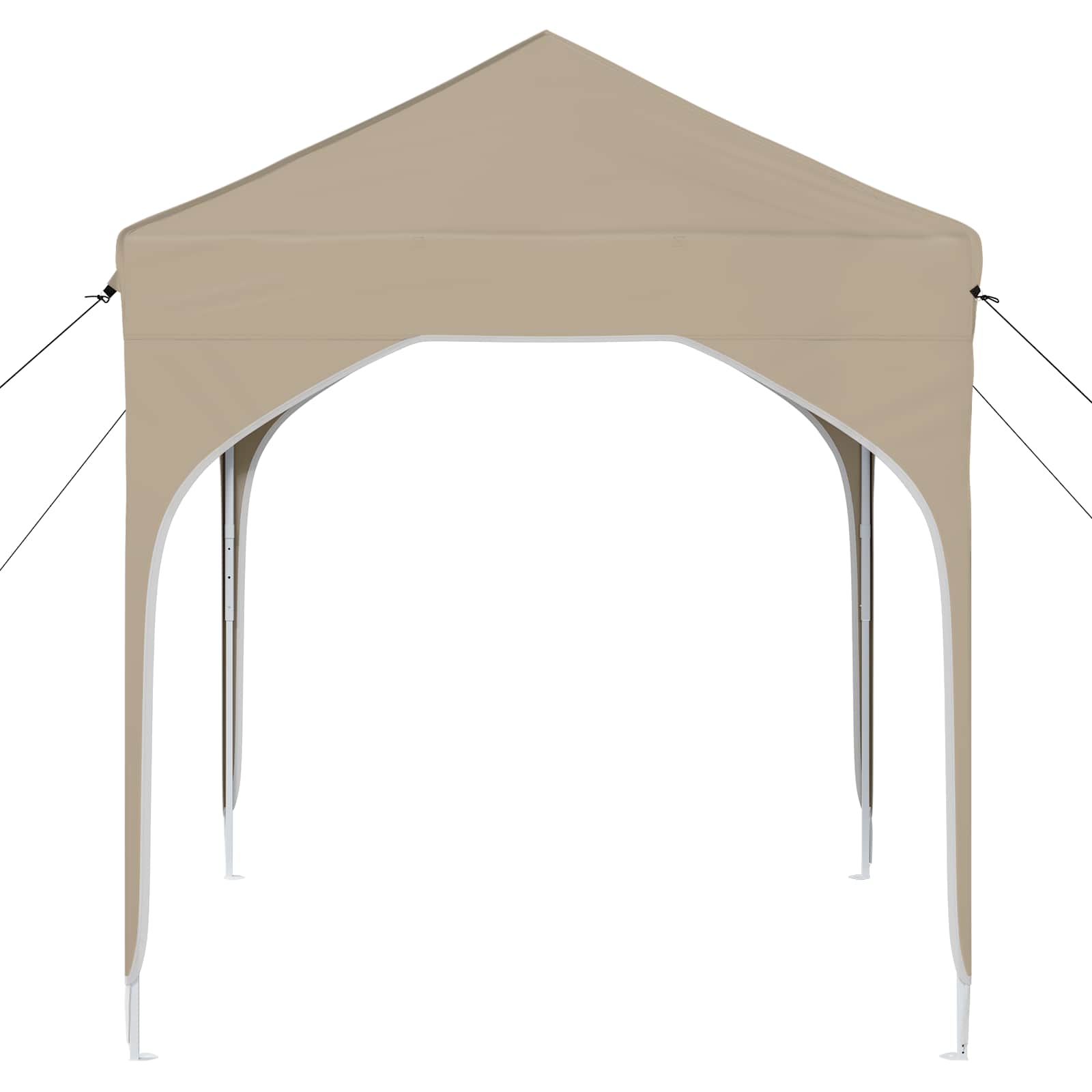 Pop-up partytent 194 x 194 x 245 cm Crèmekleurig