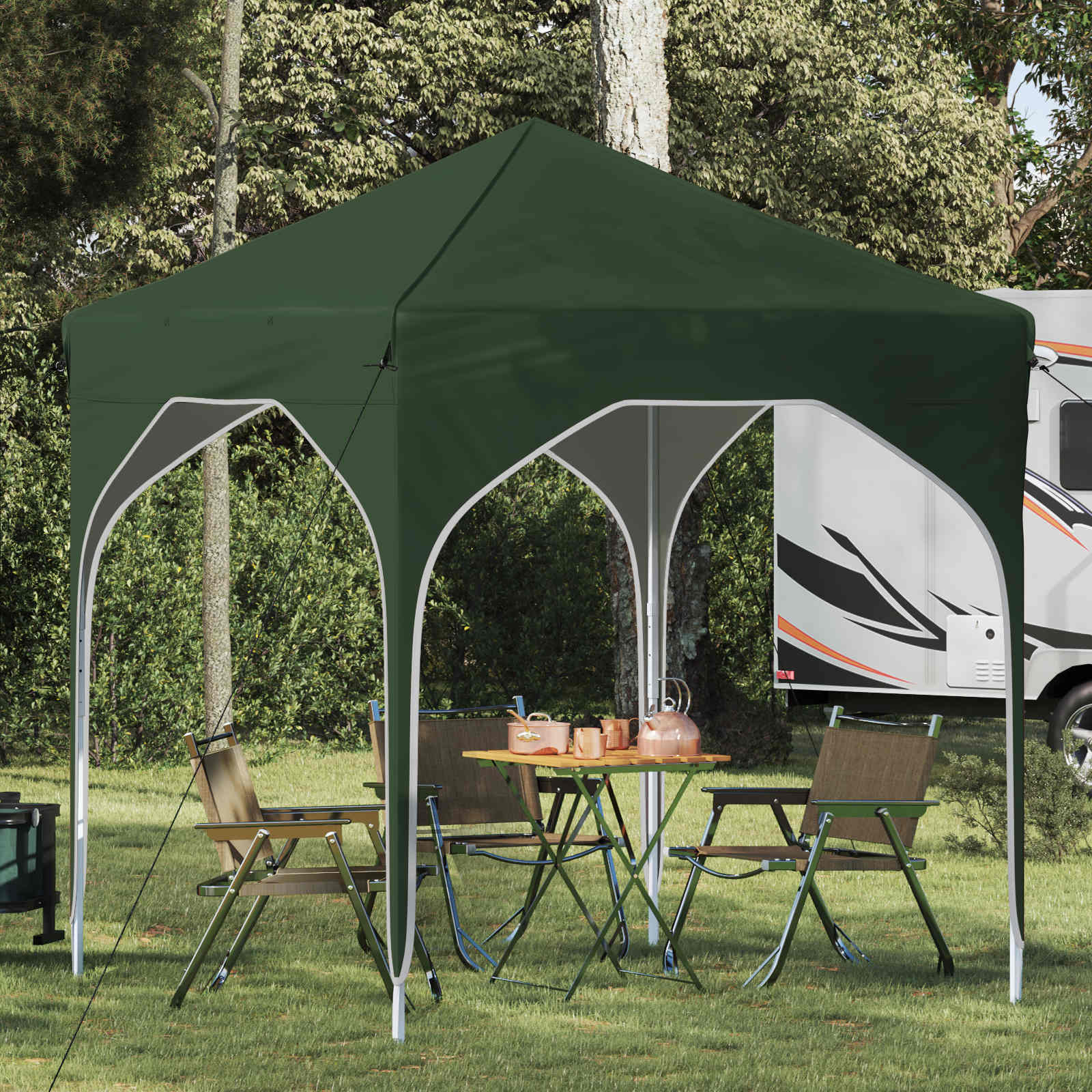 Pop-up partytent 194 x 194 x 245 cm Groen