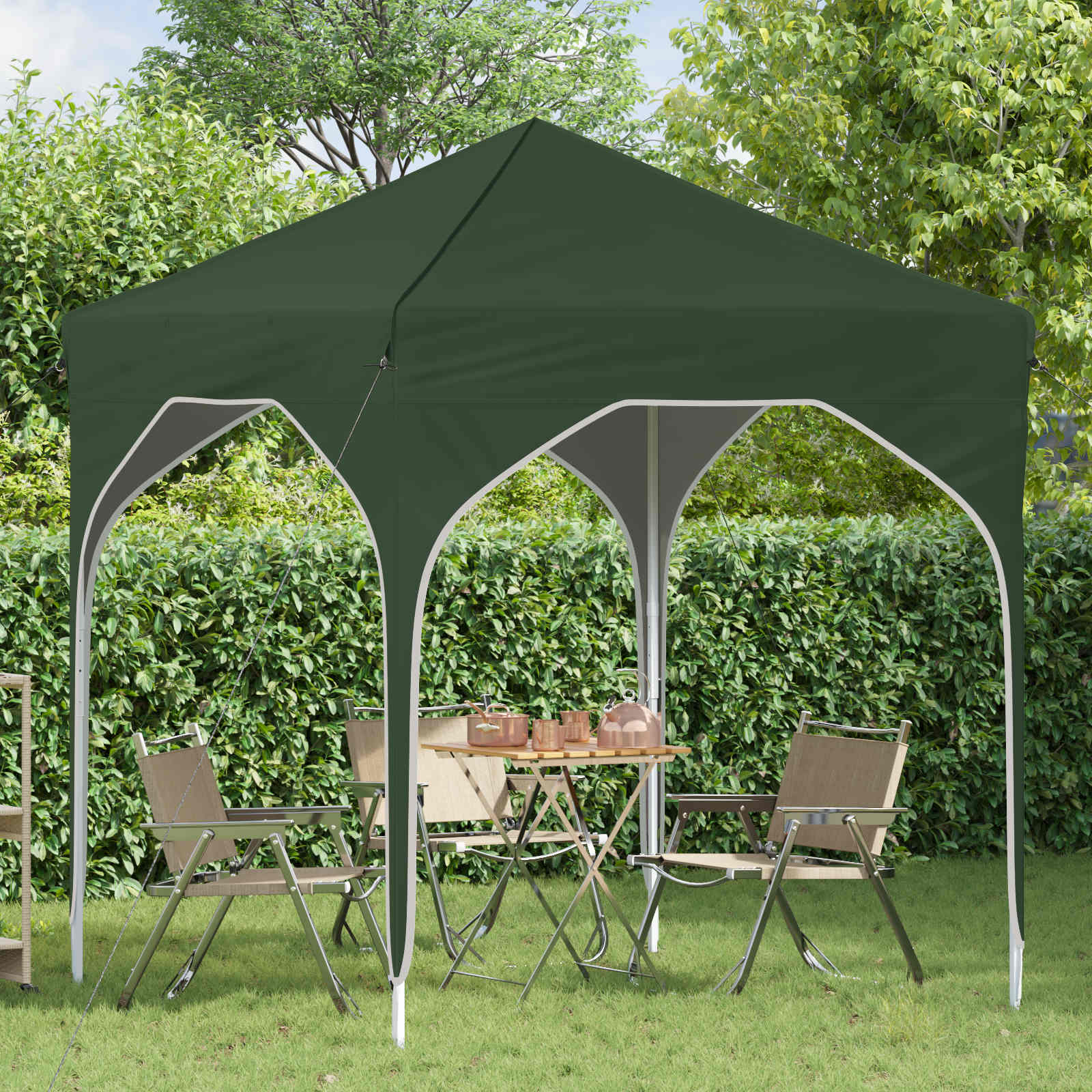 Pop-up partytent 194 x 194 x 245 cm Groen