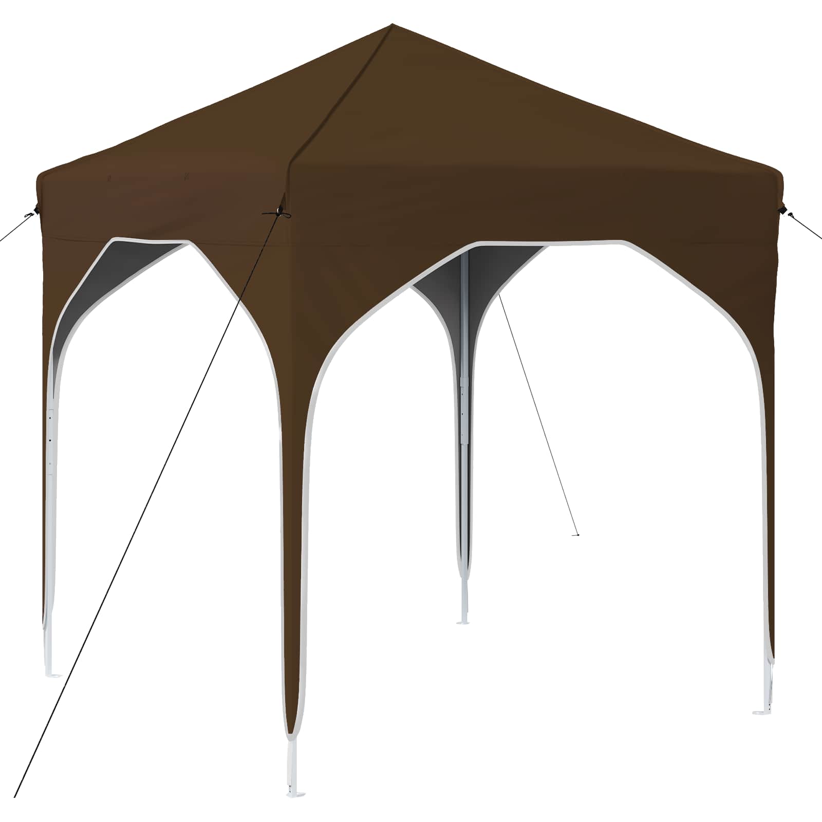 Pop-up partytent 194 x 194 x 245 cm Taupe