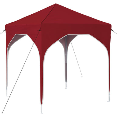 Pop-up partytent 194 x 194 x 245 cm Bordeauxrood
