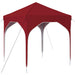 Pop-up partytent 194 x 194 x 245 cm Bordeauxrood