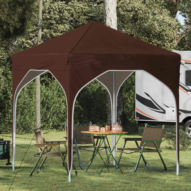Pop-up partytent 194 x 194 x 245 cm Bruin