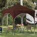 Pop-up partytent 194 x 194 x 245 cm Bruin