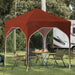 Pop-up partytent 194 x 194 x 245 cm Terracotta