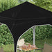 Pop-up partytent 194 x 194 x 245 cm Zwart
