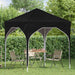Pop-up partytent 194 x 194 x 245 cm Zwart