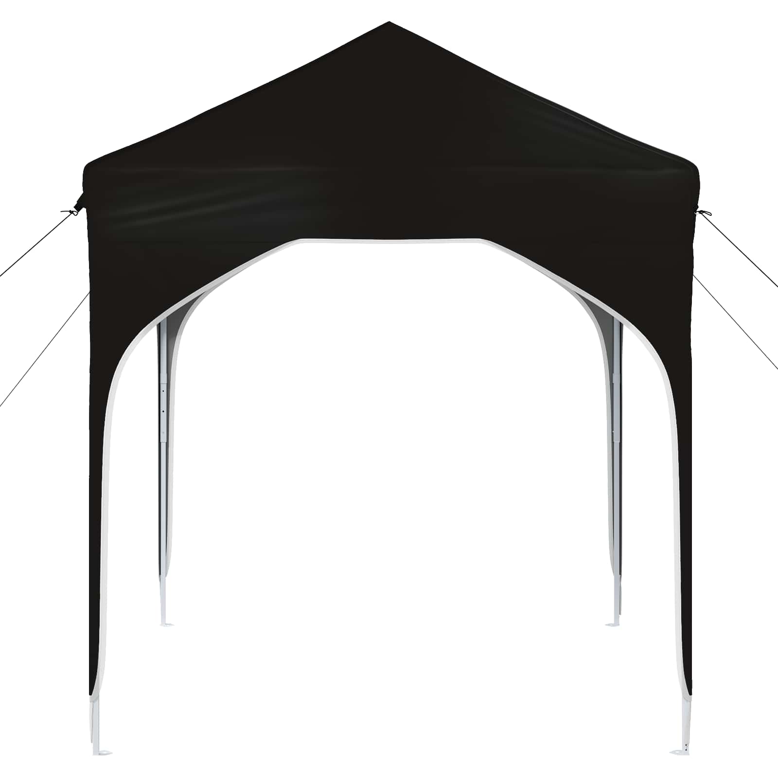 Pop-up partytent 194 x 194 x 245 cm Zwart