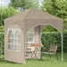 Pop-up partytent 192 x 192 x 245 cm Crèmekleurig