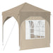 Pop-up partytent 192 x 192 x 245 cm Crèmekleurig