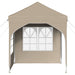 Pop-up partytent 192 x 192 x 245 cm Crèmekleurig