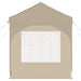 Pop-up partytent 192 x 192 x 245 cm Crèmekleurig