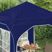 Pop-up partytent 192 x 192 x 245 cm Blauw