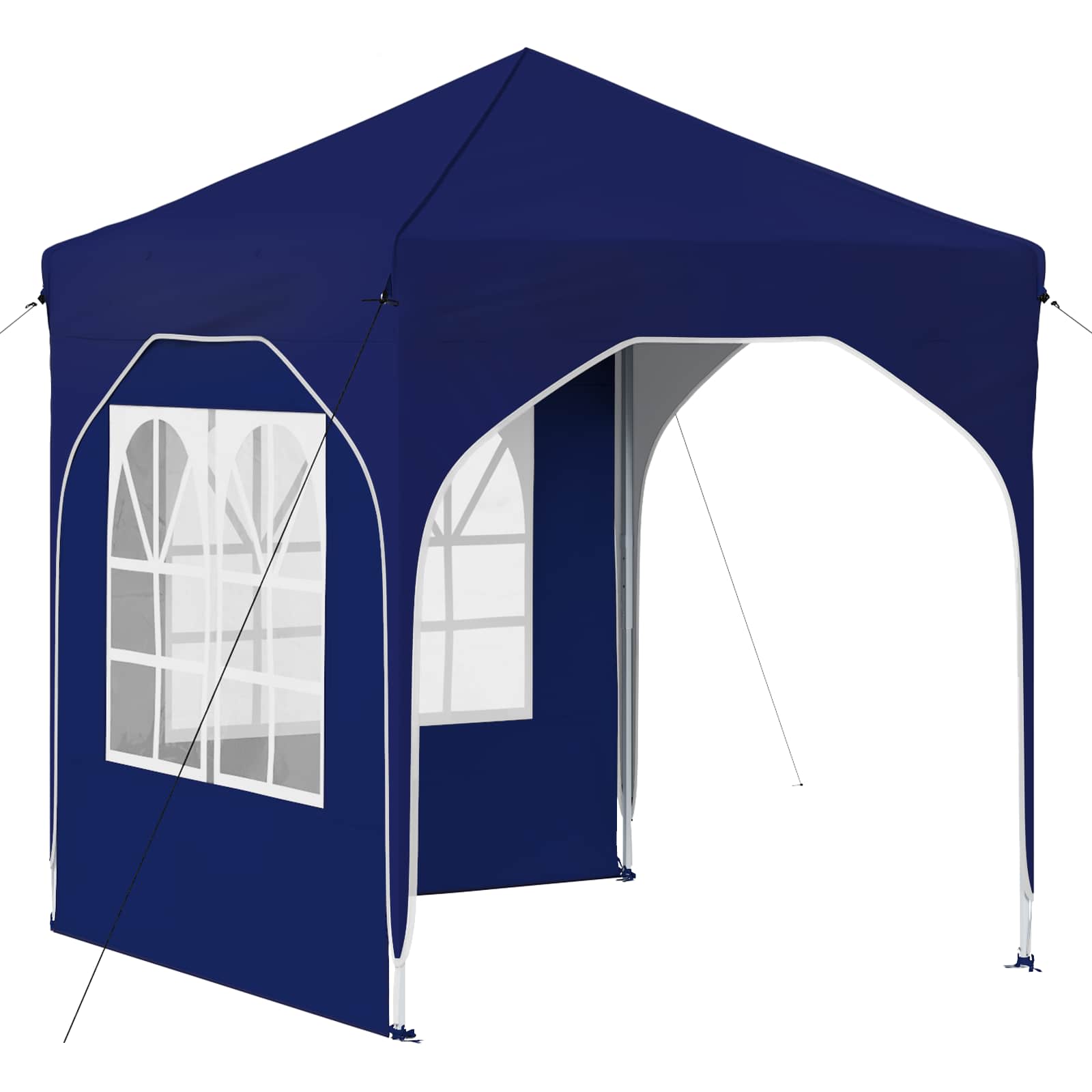 Pop-up partytent 192 x 192 x 245 cm Blauw