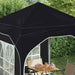 Pop-up partytent 192 x 192 x 245 cm Antraciet