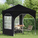 Pop-up partytent 192 x 192 x 245 cm Antraciet