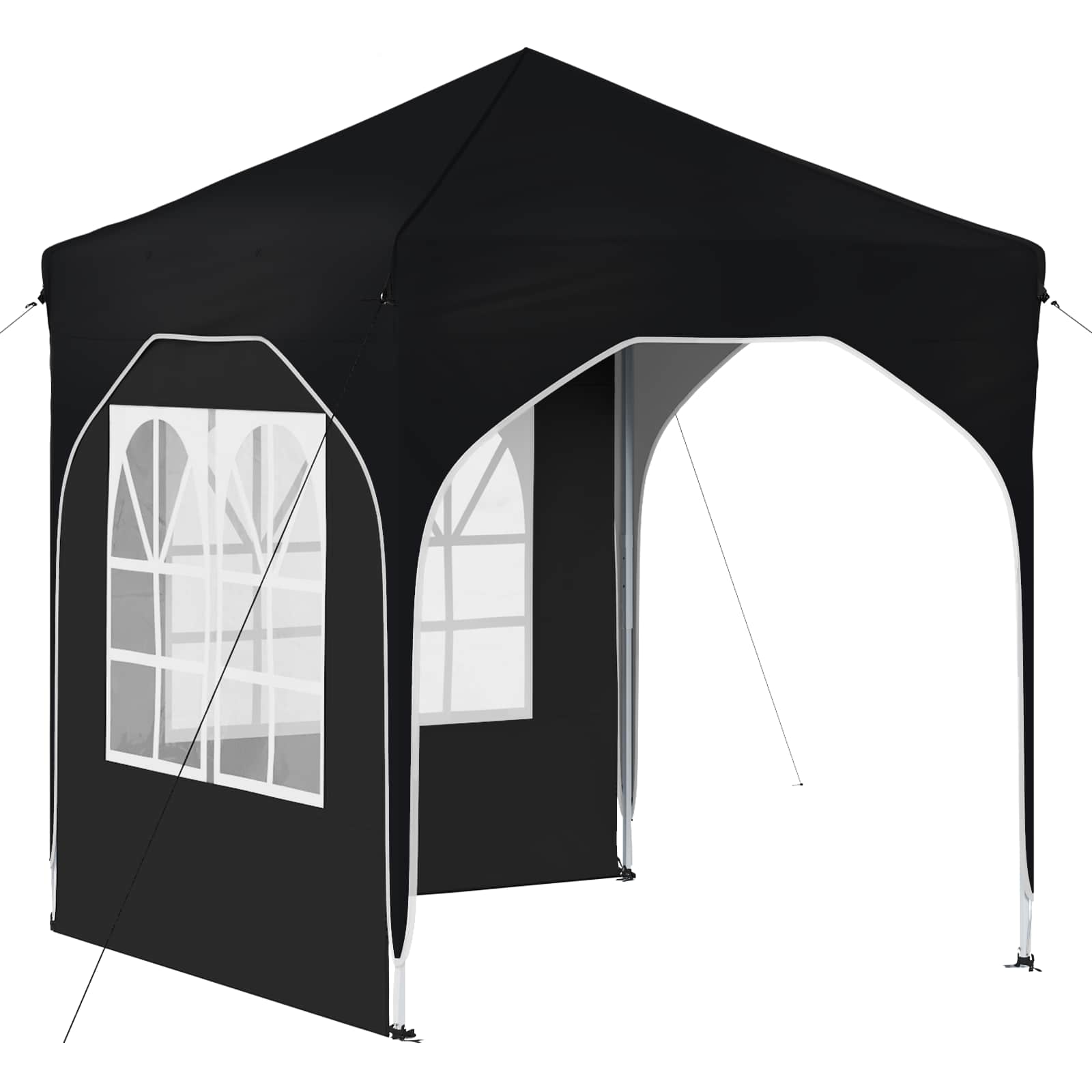 Pop-up partytent 192 x 192 x 245 cm Antraciet