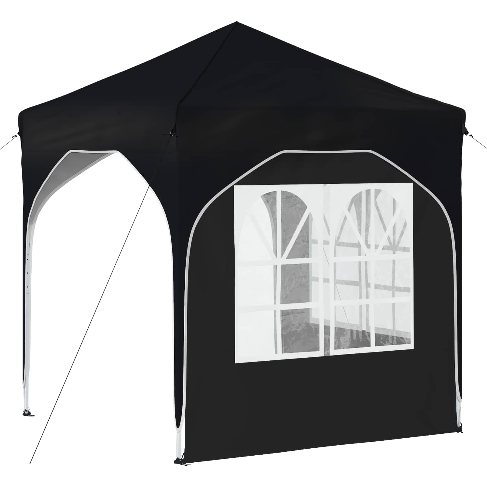 Pop-up partytent 192 x 192 x 245 cm Antraciet