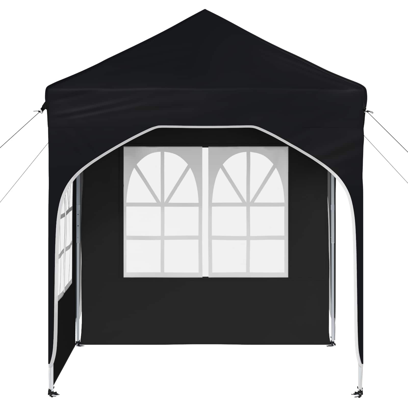 Pop-up partytent 192 x 192 x 245 cm Antraciet