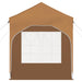 Pop-up partytent 192 x 192 x 245 cm Beige