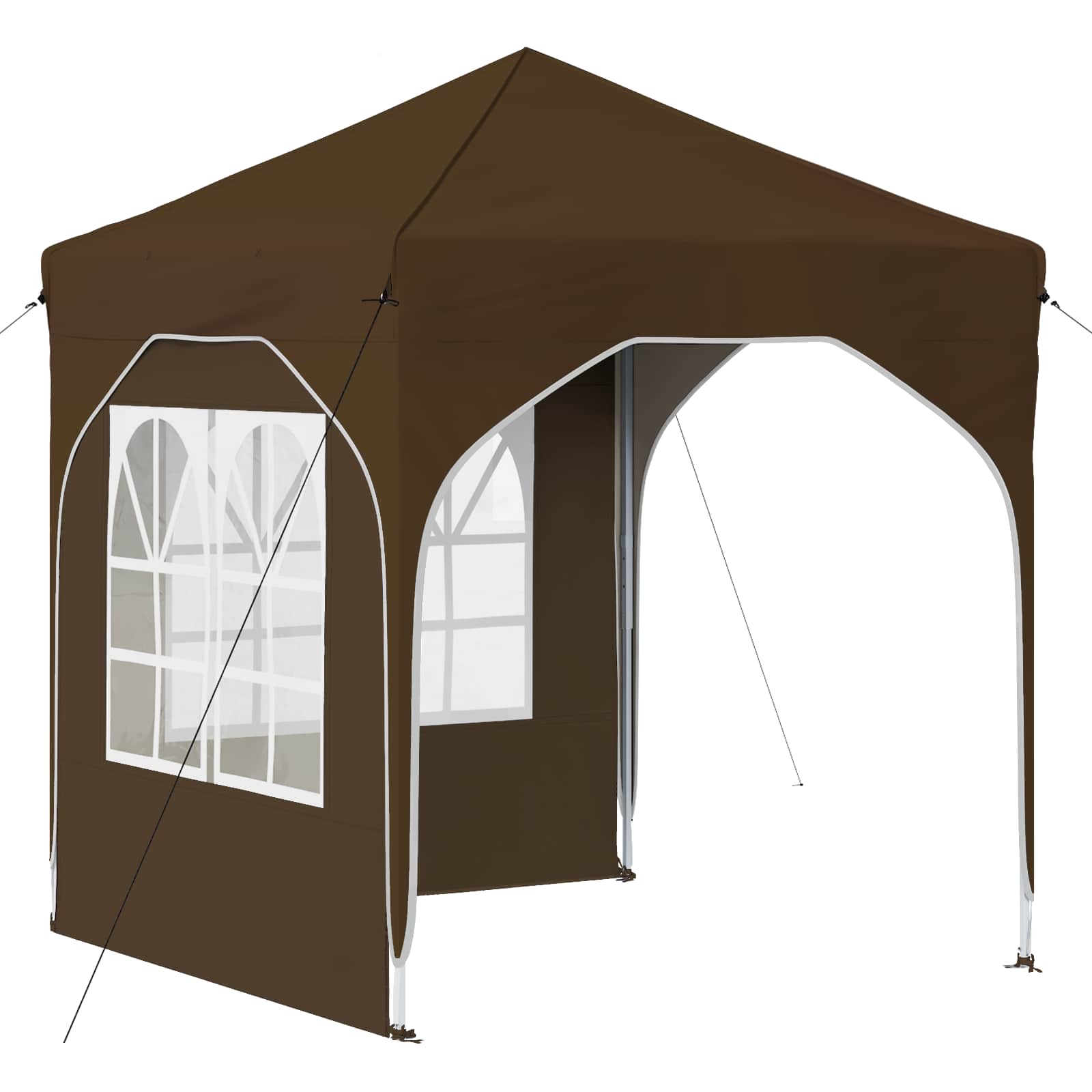 Pop-up partytent 192 x 192 x 245 cm Taupe