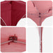 Pop-up partytent 192 x 192 x 245 cm Bordeauxrood