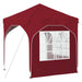 Pop-up partytent 192 x 192 x 245 cm Bordeauxrood