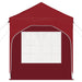 Pop-up partytent 192 x 192 x 245 cm Bordeauxrood