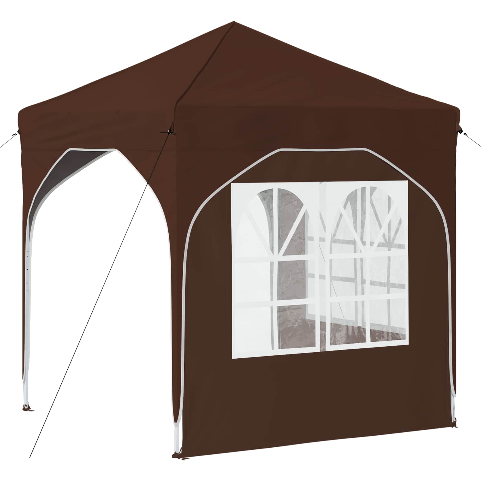 Pop-up partytent 192 x 192 x 245 cm Bruin