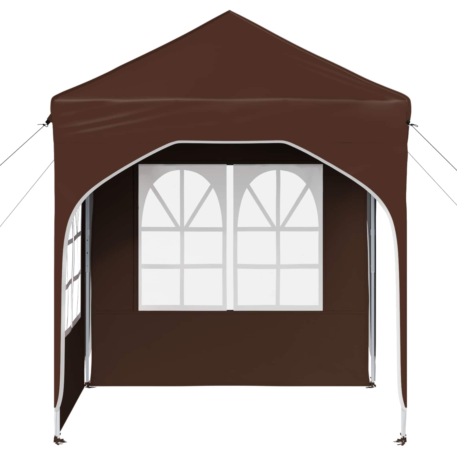 Pop-up partytent 192 x 192 x 245 cm Bruin