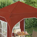 Pop-up partytent 192 x 192 x 245 cm Terracotta