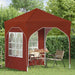 Pop-up partytent 192 x 192 x 245 cm Terracotta
