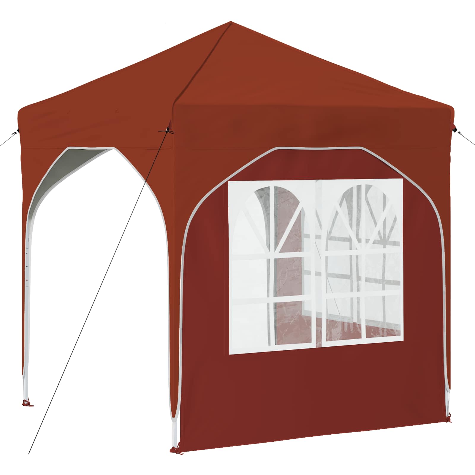 Pop-up partytent 192 x 192 x 245 cm Terracotta